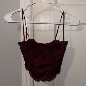 Urban Outfitters cropped corset, size S